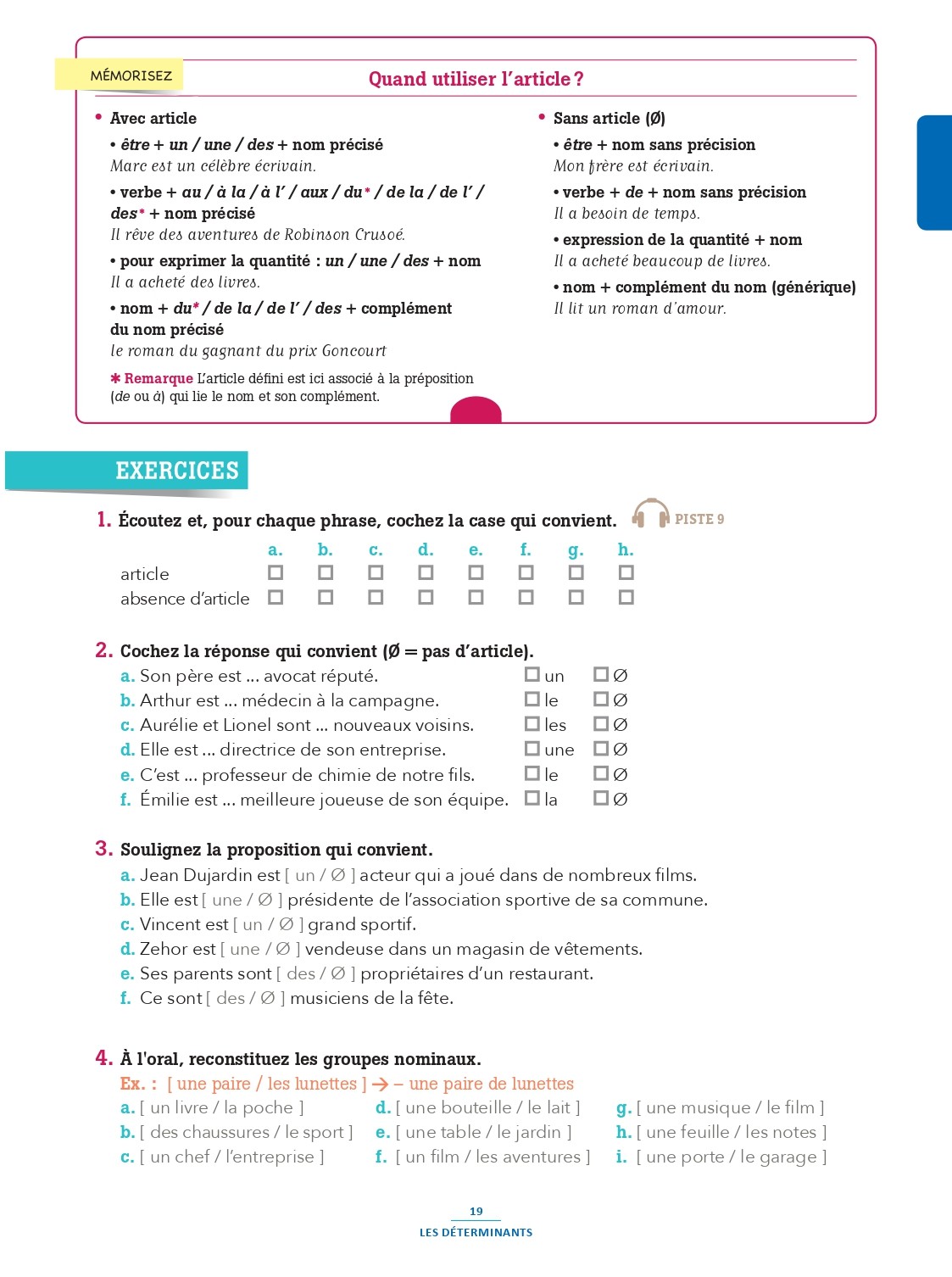 100% FLE B1 Grammaire Essentielle