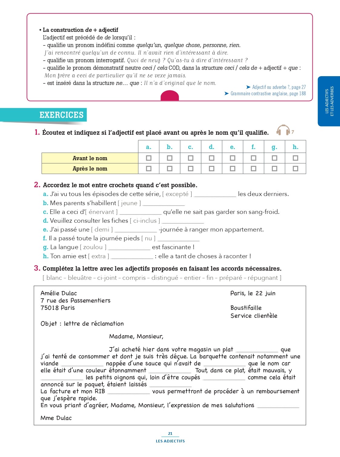 100% FLE B2 Grammaire Essentielle