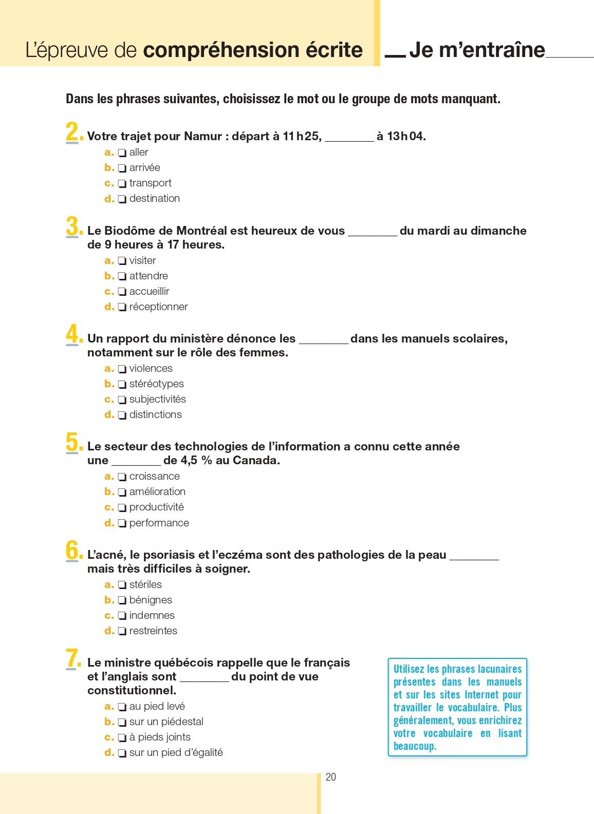 Tef Livre D Entrainement